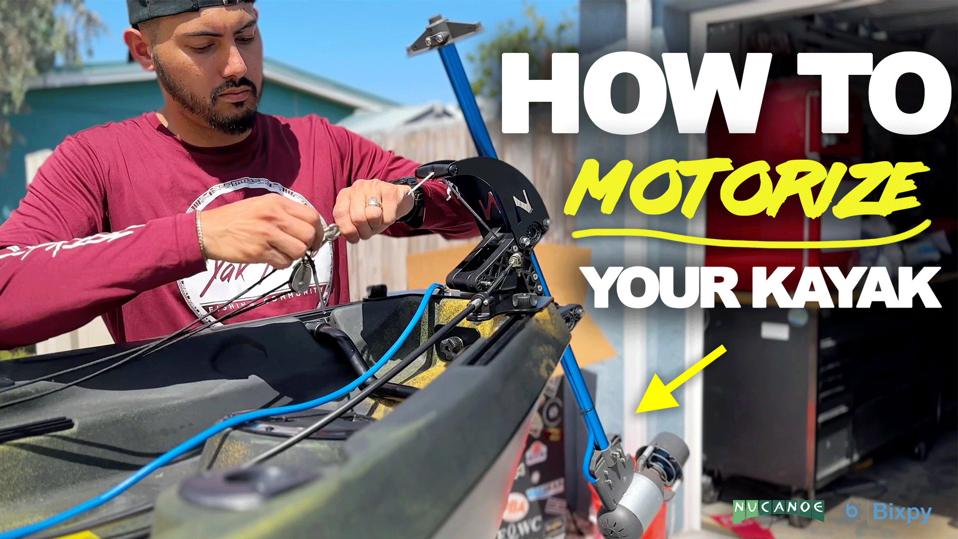 NuCanoe QuickConnect Motor Mount