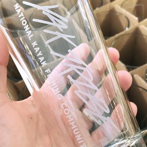 Sandblasted Glasses